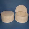 Round Box drop on lid large