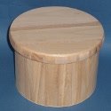 Round Box with drop on lid large