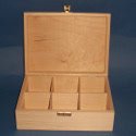 Box with 6 compartments (pine)