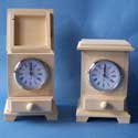 Clock with Hinged Lid & Drawer,Lime Wood, requires 1 x AAA battery (not supplied) 