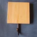 Hook, Square Pine  with Metal Hook