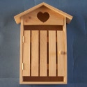 Beach Hut Key Cupboard, pine
