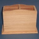 Pine Pencil Pot with 2 Compartments
