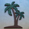 Wooden Palm Tree Shape decoration, as shown (stands available see item SA35)