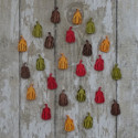 Pack of 24 mini Gourd / Pumpkin shapes, as shown
