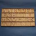 Box of 80pc Wooden Letters