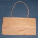 Pine Wooden Sign with String Hanger