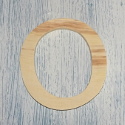 Plywood Letter O