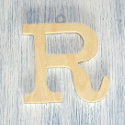 Plywood Letter R