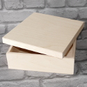New Large Square Box (Drop on lid) Plywood