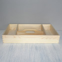 Cutlery Tray 4 compartments, Pine