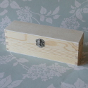 Rectangular Box with Silver Colour Metal Clasp Small