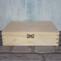Large Pine & Ply Rectangular Box with Clasp