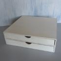 2 Drawer Plywood Scrapbooking Chest (takes 30x30 papers)