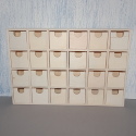 Mini Plywood Chest of 24 drawers