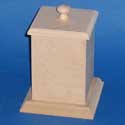 MDF Pot With Lid