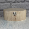 Oval Box with Clasp Small