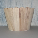 Round Planter with scalloped top