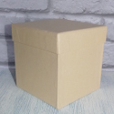 Papier Mache Cube Box