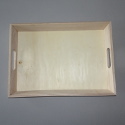 Tray, lightweight, plywood base