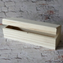 Wooden Rectangular box with hinge & magnetic catch