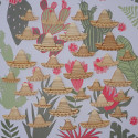 Pack of 30 plywood Sombreros with laser cut pattern 10 each of 3 sizes