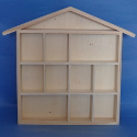 House Shelf with 11 compartments, Pine sides ply compartments & back