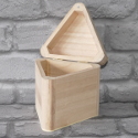 Triangle shaped Box with Hinge & magnetic catch large