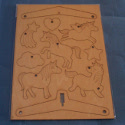 Plywood Unicorn Mobile kit to assemble & decorate (requires string for hanging)
