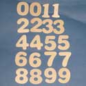 Set of 20 Wooden Numbers